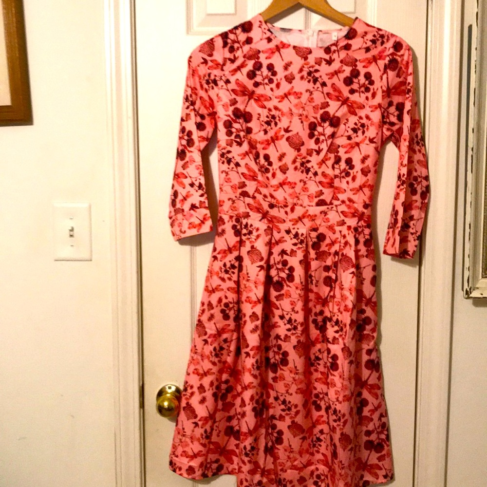 Pretty in pink dress bought from Etsy